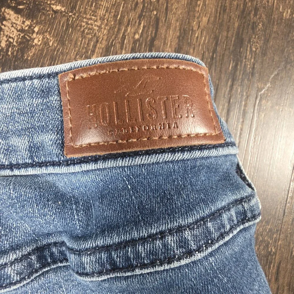 Hollister High Rise‎ Super Skinny Soft Stretch Jeans Sz 3R Long W26 L30